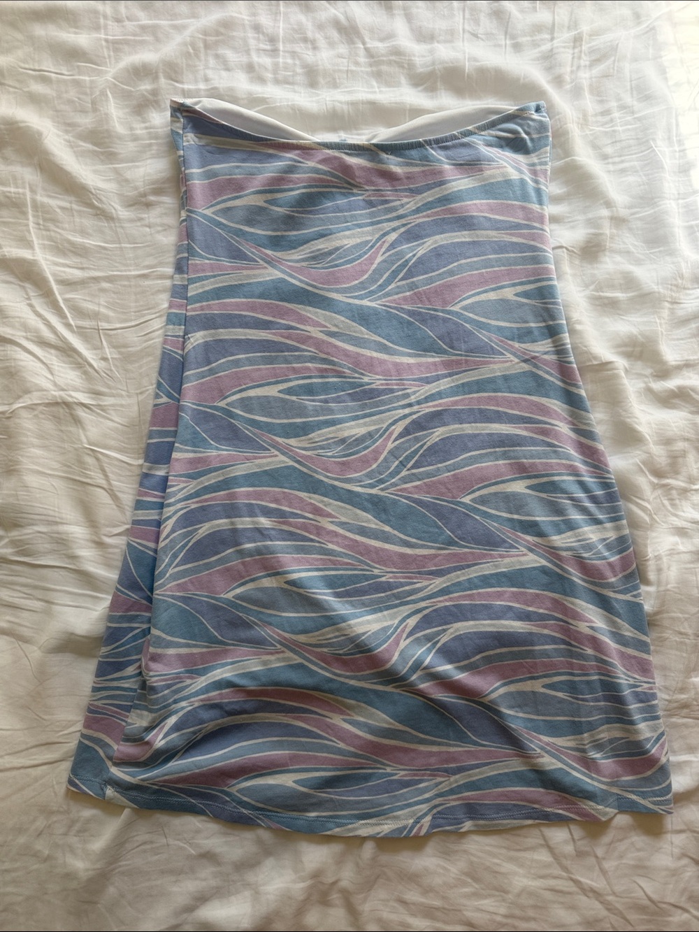 Hollister Pastel Wave Strapless Halter Dress - Picture 3 of 4